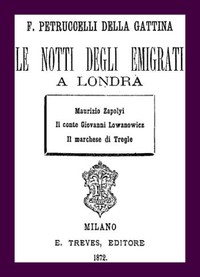 Book cover of "Le notti degli emigrati a Londra"