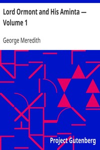 Book cover of "Lord Ormont and His Aminta — Volume 1"