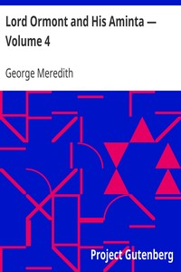 Book cover of "Lord Ormont and His Aminta — Volume 4"