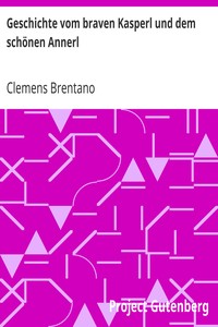Book cover of "Geschichte vom braven Kasperl und dem schönen Annerl"