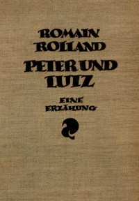 Book cover of "Peter und Lutz - Eine Erzählung mit sechzehn Holzschnitten von Frans Masereel"