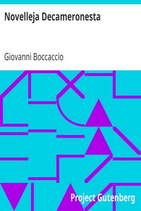 Book cover of "Novelleja Decameronesta"