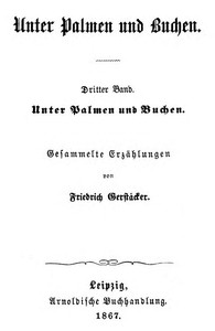 Book cover of "Unter Palmen und Buchen. Dritter Band."