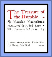 Book cover of "The Treasure of the Humble"