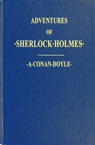 Book cover of "Adventures of Sherlock Holmes - Illustrated"