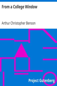 Book cover of "From a College Window"