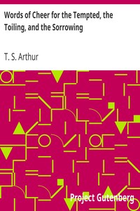 Book cover of "Words of Cheer for the Tempted, the Toiling, and the Sorrowing"