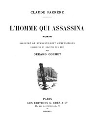 Book cover of "L'homme qui assassina: Roman"