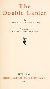 Book cover of "The Double Garden"