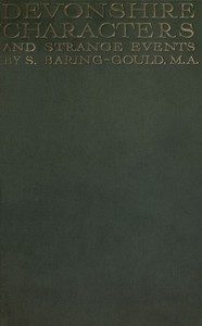 Book cover of "Devonshire Characters and Strange Events"