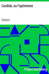 Book cover of "Candide, ou l'optimisme"