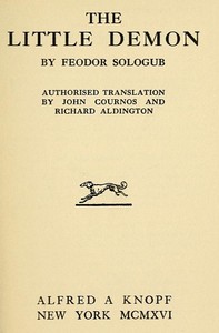 Book cover of "The Little Demon"