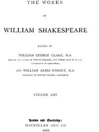 Book cover of "The Works of William Shakespeare [Cambridge Edition] [Vol. 8 of 9]"
