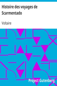 Book cover of "Histoire des voyages de Scarmentado"