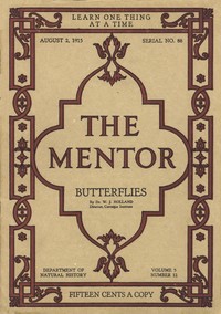 Book cover of "The Mentor: Butterflies, Vol. 3, Num. 12, Serial No. 88, August 2, 1915"