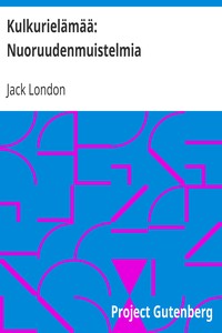 Book cover of "Kulkurielämää: Nuoruudenmuistelmia"