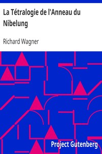 Book cover of "La Tétralogie de l'Anneau du Nibelung"
