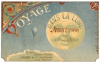 Book cover of "Voyage dans la lune avant 1900"