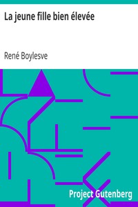 Book cover of "La jeune fille bien élevée"