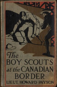 Book cover of "The Boy Scouts at the Canadian Border"