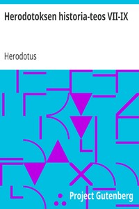 Book cover of "Herodotoksen historia-teos VII-IX"