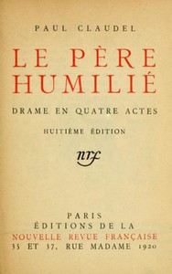 Book cover of "Le père humilié: Drame en quatre actes"