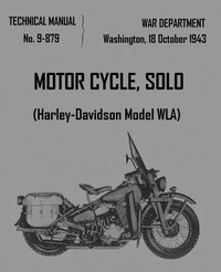 Book cover of "Motorcycle, Solo (Harley-Davidson Model WLA)"