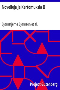 Book cover of "Novelleja ja Kertomuksia II"