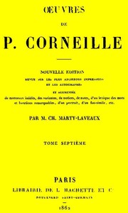 Book cover of "Œuvres de P. Corneille, Tome 07"