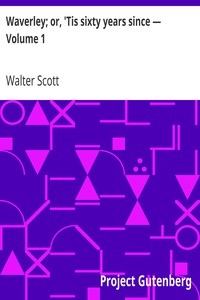 Book cover of "Waverley; or, 'Tis sixty years since — Volume 1"