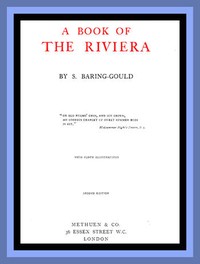 Book cover of "A Book of the Riviera"