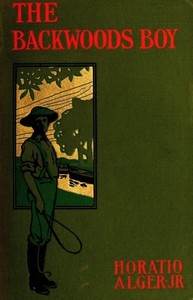 Book cover of "The Backwoods Boy; or, The Boyhood and Manhood of Abraham Lincoln"