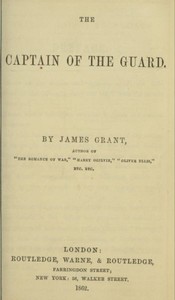 Book cover of "The Captain of the Guard"