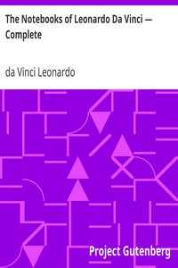 Book cover of "The Notebooks of Leonardo Da Vinci — Complete"