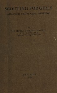 Book cover of "Scouting for Girls - Adapted from Girl Guiding"