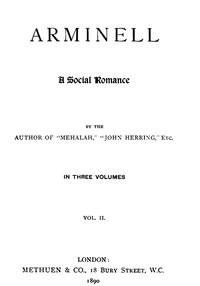 Book cover of "Arminell: A Social Romance, Vol. 2"