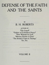 Book cover of "Defense of the Faith and the Saints (Volume 2 of 2)"