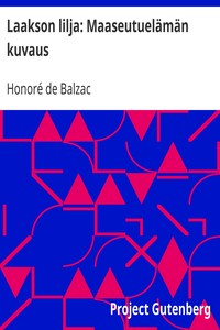Book cover of "Laakson lilja: Maaseutuelämän kuvaus"