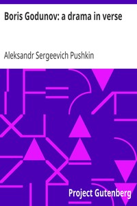 Book cover of "Boris Godunov: a drama in verse"