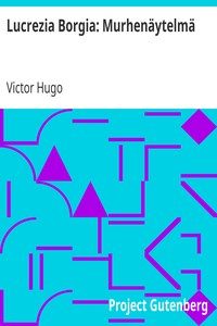 Book cover of "Lucrezia Borgia: Murhenäytelmä"