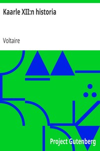 Book cover of "Kaarle XII:n historia"