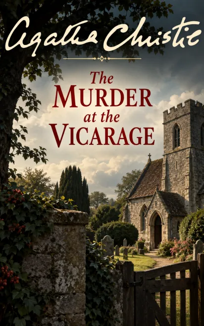 Book cover of "Murder at the vicarage"